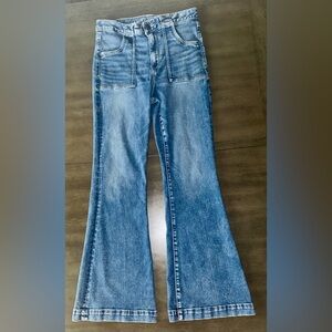 American Eagle Super Hi-Rise Flare Jeans size 10